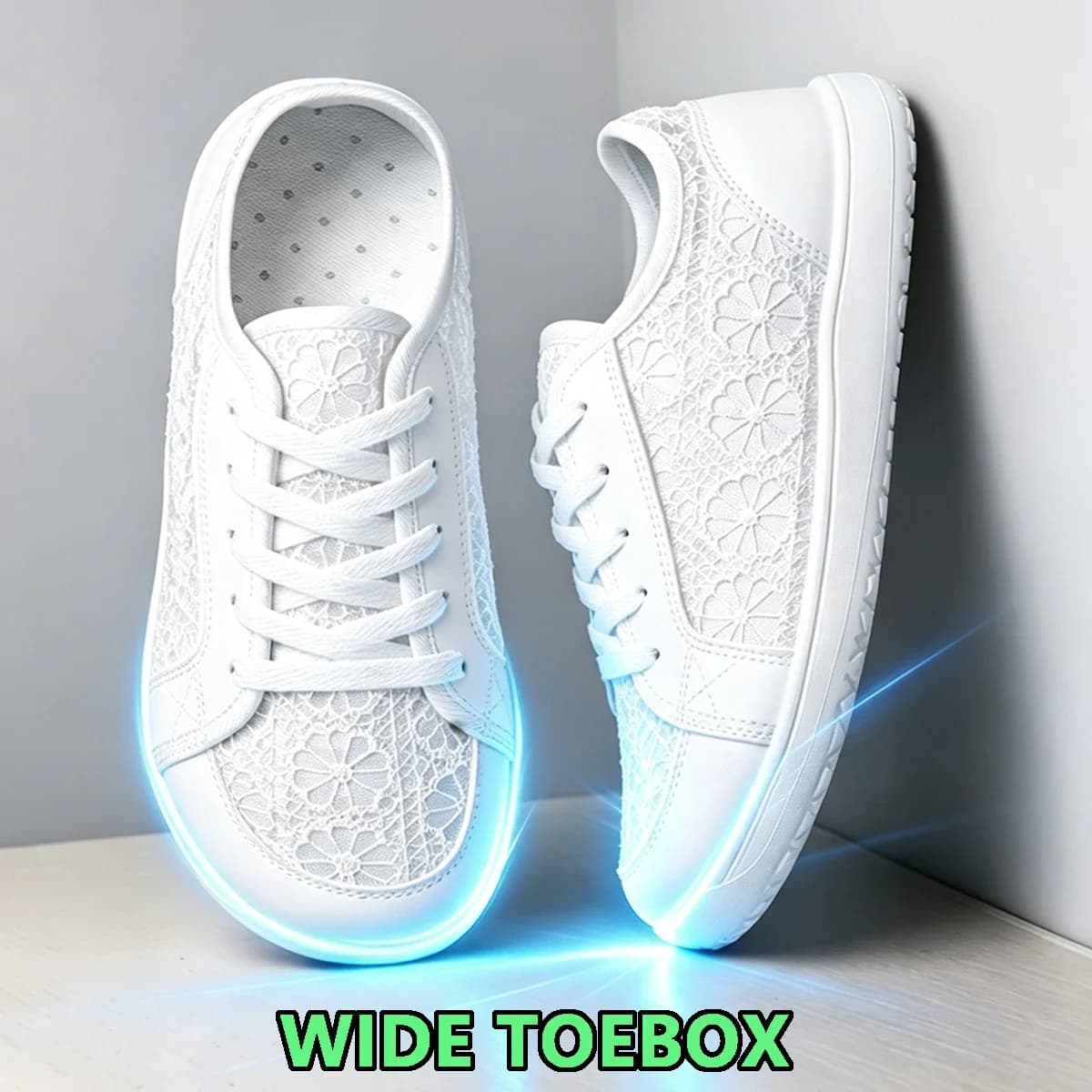 Women Shoes Sneakers Orthopedics Wide Feet Swollen Walking Thumb Eversion Adjusting Soft Comfortable Light Casual Shoes White