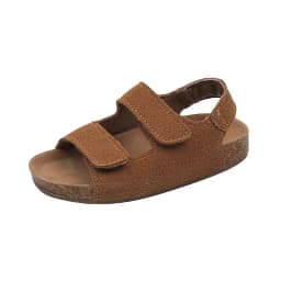 2026 Brand Children's Suede Sandals with Arch Support Summer Boys Slip-On Beach Shoes Casual Baby Girl Water Shoes Child