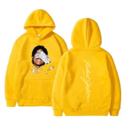 Michael Jackson Face Graphic Hoodie Men Women Retro Gothic Rock Sweatshirt Men's Fashion Hip Hop Oversized Pullover Streetwear