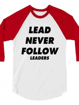 2026 Lead Never Follow Leaders 3d Printed Unisex Casual T Shirt Harajuku Street O- Neck Long Sleeve Men Women Sweatshirt Hoodies