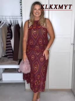 Woman Sexy Fashion Printed Embroidery Hollow Out Sleeveless Short Tops+Long Skirt Women Casual Spring Summer 2 Piece Set