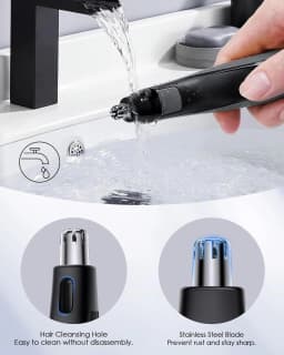 Upgraded Nose Hair Trimmer Replacement Heads Compatible with Oneblade QP2520/30,QP2620/30,Pro Series,Quick & Effortless Trimming