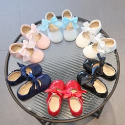 Candy Colors Girls Shoes All Seasons Children Oxfords Kids Soft PU Leather Shoes Party Wedding Baby Toddler Girl Princess Shoes