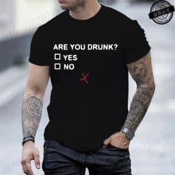 Short Sleeve T Shirt for Men Are You Drunk Fashion Style Design Clothing Funny Beer Drinking Lovers Men T-Shirt Casual Tee Tops