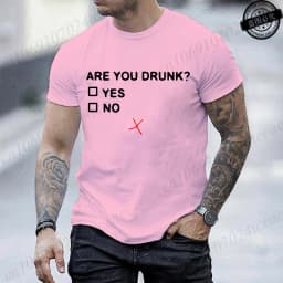 Short Sleeve T Shirt for Men Are You Drunk Fashion Style Design Clothing Funny Beer Drinking Lovers Men T-Shirt Casual Tee Tops