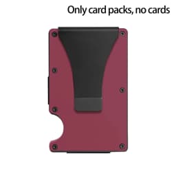 Men Women Minimalist Wallet Slim RFID Credit Card Holder Money Clip Compact Design For Urban Business Everyday Use