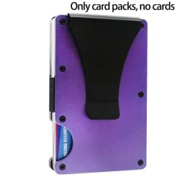 Men Women Minimalist Wallet Slim RFID Credit Card Holder Money Clip Compact Design For Urban Business Everyday Use
