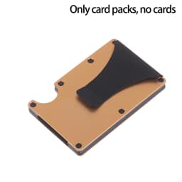 Men Women Minimalist Wallet Slim RFID Credit Card Holder Money Clip Compact Design For Urban Business Everyday Use
