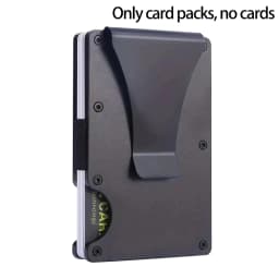 Men Women Minimalist Wallet Slim RFID Credit Card Holder Money Clip Compact Design For Urban Business Everyday Use