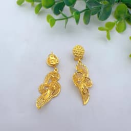 Indian 24K Gold Plated Big Floral Necklace Earrings Jewelry Set For Women African Dubai Bridal Wedding Party Gift Jewellery