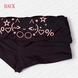 Summer clothing Gothic spicy girl fashionable women's Emo cartoon printed decorative shorts Harajuku sexy ultra short  punk Y2k