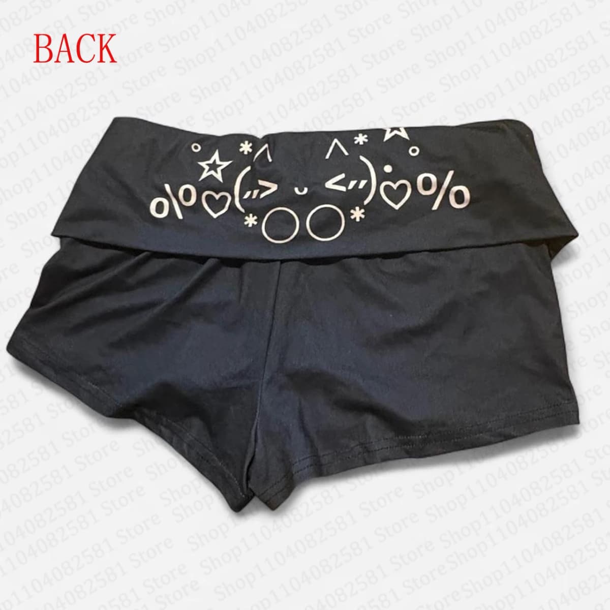 Summer clothing Gothic spicy girl fashionable women's Emo cartoon printed decorative shorts Harajuku sexy ultra short  punk Y2k