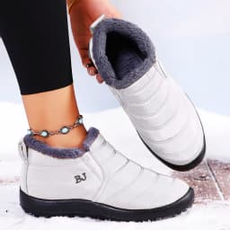 Winter Warm Snow Boots Women Men Arctic Insulation Thick Sole Non Slip Outdoor Booties Comfortable Round Toe PU Sole Shoes