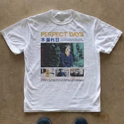 Perfect Days Movie Poster T-shirt Wim Wenders Japanese Streetwear Oversized Tee Shirt Hip Hop Y2k Harajuku Female Male Clothing