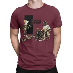 Angine De Poitrine Rock Metal Group T Shirts Men Women's 100% Cotton Cool T-Shirts Tee Shirt Short Sleeve Tops Plus Size