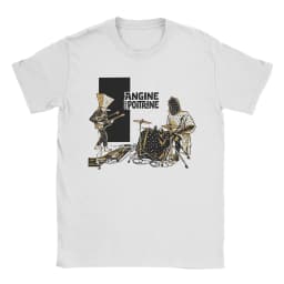 Angine De Poitrine Rock Metal Group T Shirts Men Women's 100% Cotton Cool T-Shirts Tee Shirt Short Sleeve Tops Plus Size