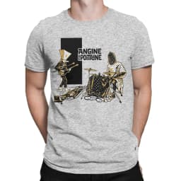 Angine De Poitrine Rock Metal Group T Shirts Men Women's 100% Cotton Cool T-Shirts Tee Shirt Short Sleeve Tops Plus Size