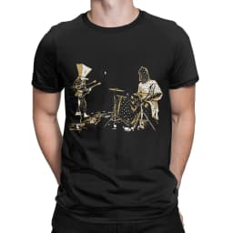 Angine De Poitrine Rock Metal Group T Shirts Men Women's 100% Cotton Cool T-Shirts Tee Shirt Short Sleeve Tops Plus Size