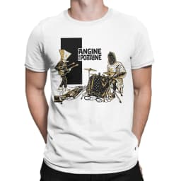 Angine De Poitrine Rock Metal Group T Shirts Men Women's 100% Cotton Cool T-Shirts Tee Shirt Short Sleeve Tops Plus Size