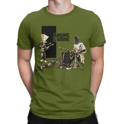 Angine De Poitrine Rock Metal Group T Shirts Men Women's 100% Cotton Cool T-Shirts Tee Shirt Short Sleeve Tops Plus Size