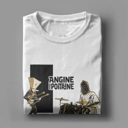 Angine De Poitrine Rock Metal Group T Shirts Men Women's 100% Cotton Cool T-Shirts Tee Shirt Short Sleeve Tops Plus Size