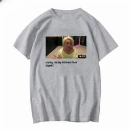 2026 Viral Meme Trisha Paytas T-Shirt Skin-Friendly Cotton Crew Neck Short Sleeve Retro Streetwear Casual Tee
