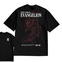 2026 Evangelion Graphic T-Shirt Cotton Shirt Unisex Y2k Anime Clothes Men Short Sleeve O-Neck Fashion Selling Popular