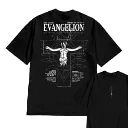 2026 Evangelion Graphic T-Shirt Cotton Shirt Unisex Y2k Anime Clothes Men Short Sleeve O-Neck Fashion Selling Popular