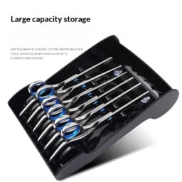 1Pc Hairdressing Scissor Stand Holder Professional HairCutting Scissors Rack for Stylist Scissors Organizer Storage Styling Tool