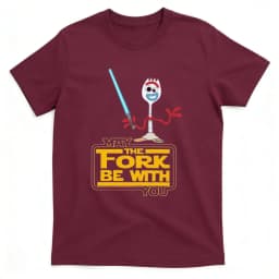 May The Fork Be with You Forky Jedi Graphic TShirt Funny Meme Printed Shirt Men Women Unisex Fashion Crewneck Cotton Tee Tops