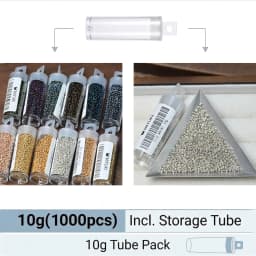 MIYUKI RR 11/0 Metallic Seed Beads 10g ~1000pcs – Japan Galvanized Finish Beads Jewelry DIY Craft