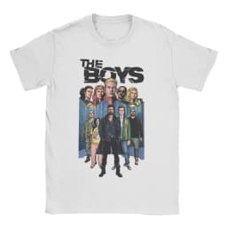 The Boys TV Show the Seven Homelander T-Shirts for Men Women Cotton Tee Shirt Crew Neck Short Sleeve T Shirts Party Clothes