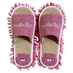 1 Pair Microfiber Cleaning Mop Slippers Washable Floor Cleaning House Mop Shoes Dusting Slippers Dirt Removal Tool Supplies