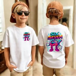Cartoon Cute Funny Six Seven Italian Brainrot 67 Number Graphic Print T-Shirt Boy/Girl Summer Short Sleeved Kids Tshirt Top