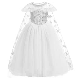 Summer Snow Princess Cosplay Costume for Girls Elegant Birthday Wedding Party Girl Dress Carnival Halloween Christmas Costume