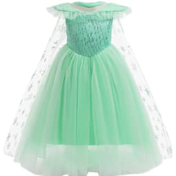 Summer Snow Princess Cosplay Costume for Girls Elegant Birthday Wedding Party Girl Dress Carnival Halloween Christmas Costume