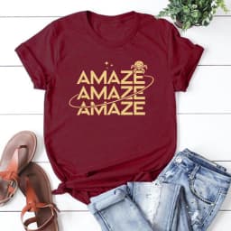 Amaze Unisex T-Shirt Project Hail Mary Rocky Inspired Sci Fi Shirt Short Sleeve Graphic T Shirts Funny Space Quote Tshirt Tops