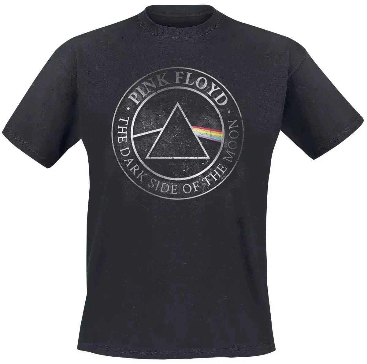 Pink Floyd The Dark Side of the Moon T-Shirt for Men Women, Retro Rock Band Graphic Tee, Oversized Cotton Music Top Streetwear
