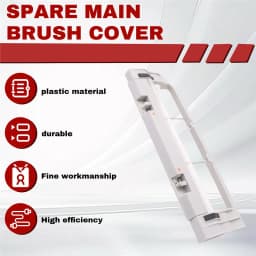 (ABJZ) Spare Main Brush Cover for Xiaomi 1/1S and Roborock S4 S5 Max S50 S51 S55 S6 MaxV Pure E2 E3 E4 Robot Vacuum Cleaner
