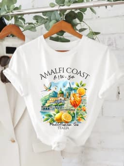 Lemon Letter Print T-shirt Short Sleeve Crew Neck Casual Top for Summer Women Kawaii Streetwear Graphic Tees Vintage Fruit Shirt
