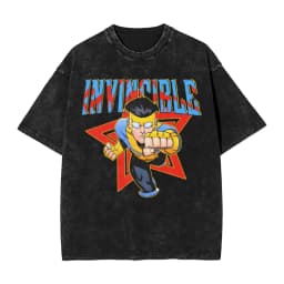 Invincibles Battle Beast White Wolf Head T-Shirt Summer Vintage T-Shirts Casual Hipster Tee Shirt For Couple Short Sleeve Tees