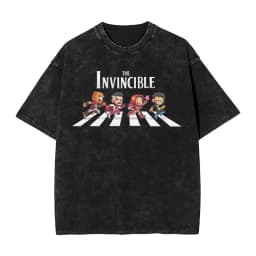 Invincibles Battle Beast White Wolf Head T-Shirt Summer Vintage T-Shirts Casual Hipster Tee Shirt For Couple Short Sleeve Tees