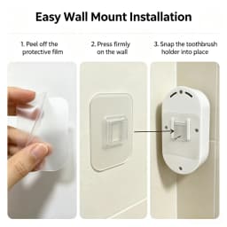Mini Portable Rechargeable Travel Toothbrush Sterilizer Induction Switch with Charge Display UV Toothbrush Sterilizer Case
