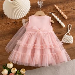 Baby Dress Summer Sequin Mesh Princess Baby Girl Dress Cute Wedding Flower Girl Dress Baby Girl Clothing 