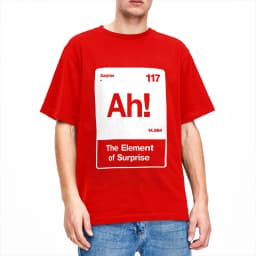Vintage T Shirt Summer Ah The Elements of Surprise Project Hail Mary Novelty T-Shirts Cotton Tshirt for Male Y2K Basic Clothing