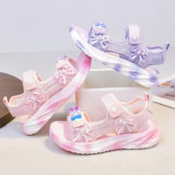 2026 Children's Casual Sports Sandals Summer New Girl's Princess Sandals Fashion Butterfly Lightweight Kid's Sports Beach Shoe