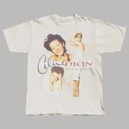 2026 Summer New Y2k Fashion Tops Celine Dion Portrait Graphic Print T Shirt Vintage Music T Shirt Casual Loose Streetwear Unisex