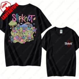 Men's Slipknots Double Sided Print Short-sleeve Tops Prepare for Hell Tour Shirt Heavy Metal Cotton Tees Man Rock Band T-shirt