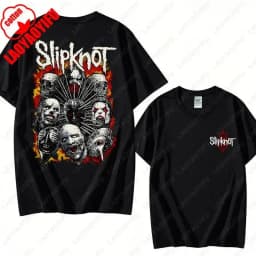 Men's Slipknots Double Sided Print Short-sleeve Tops Prepare for Hell Tour Shirt Heavy Metal Cotton Tees Man Rock Band T-shirt