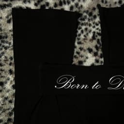 Y2K Punk Sweet and Cool Black Trumpet Pants with Printed Waistband Decoration Slim Fit Pants Harajuku Women's Casual Pants
